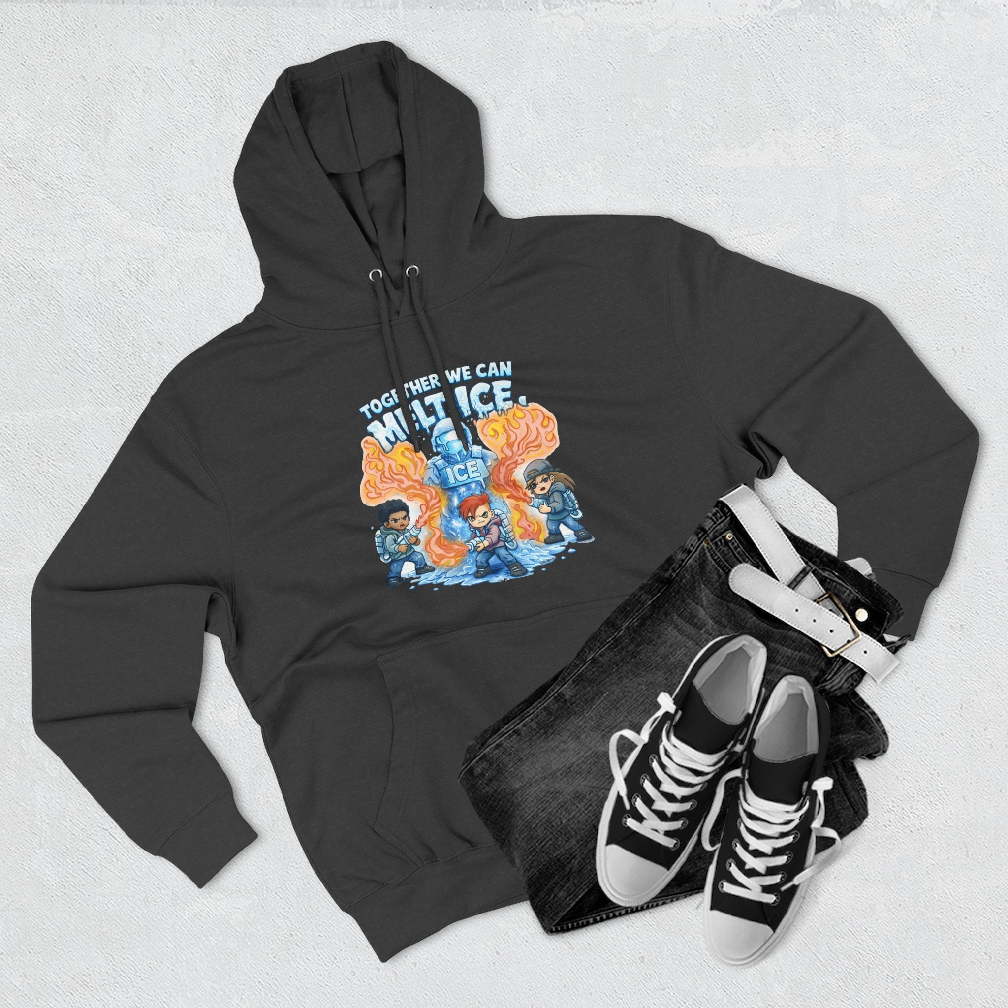 Together We Can Melt ICE Hoodie