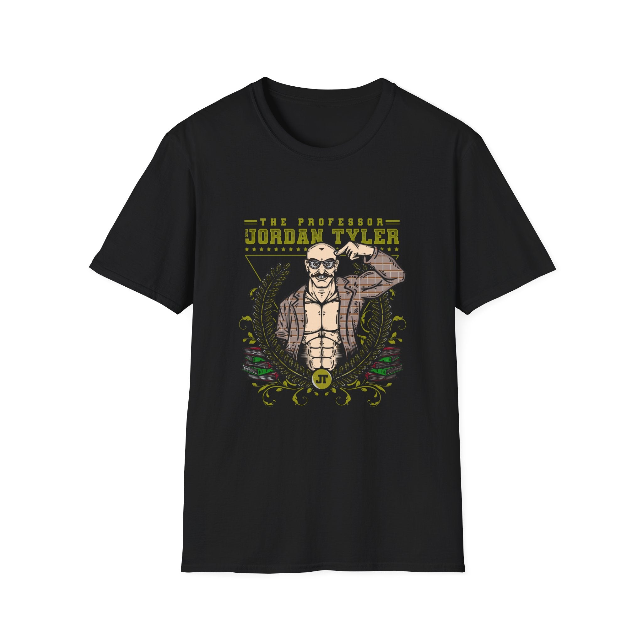 The Professor Jordan Tyler Graphic T-Shirt — Vintage Muscle Anatomy Design