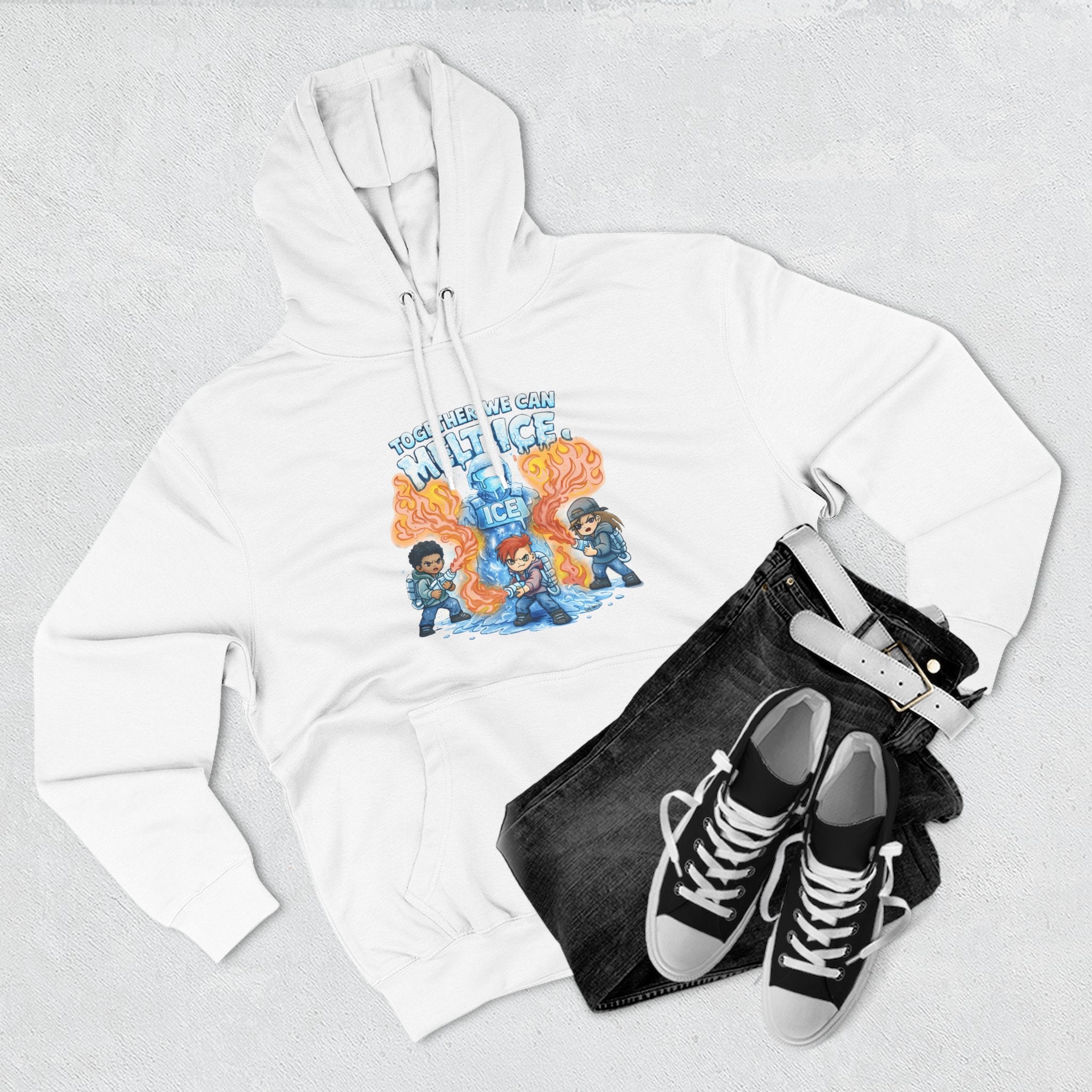 Together We Can Melt ICE Hoodie