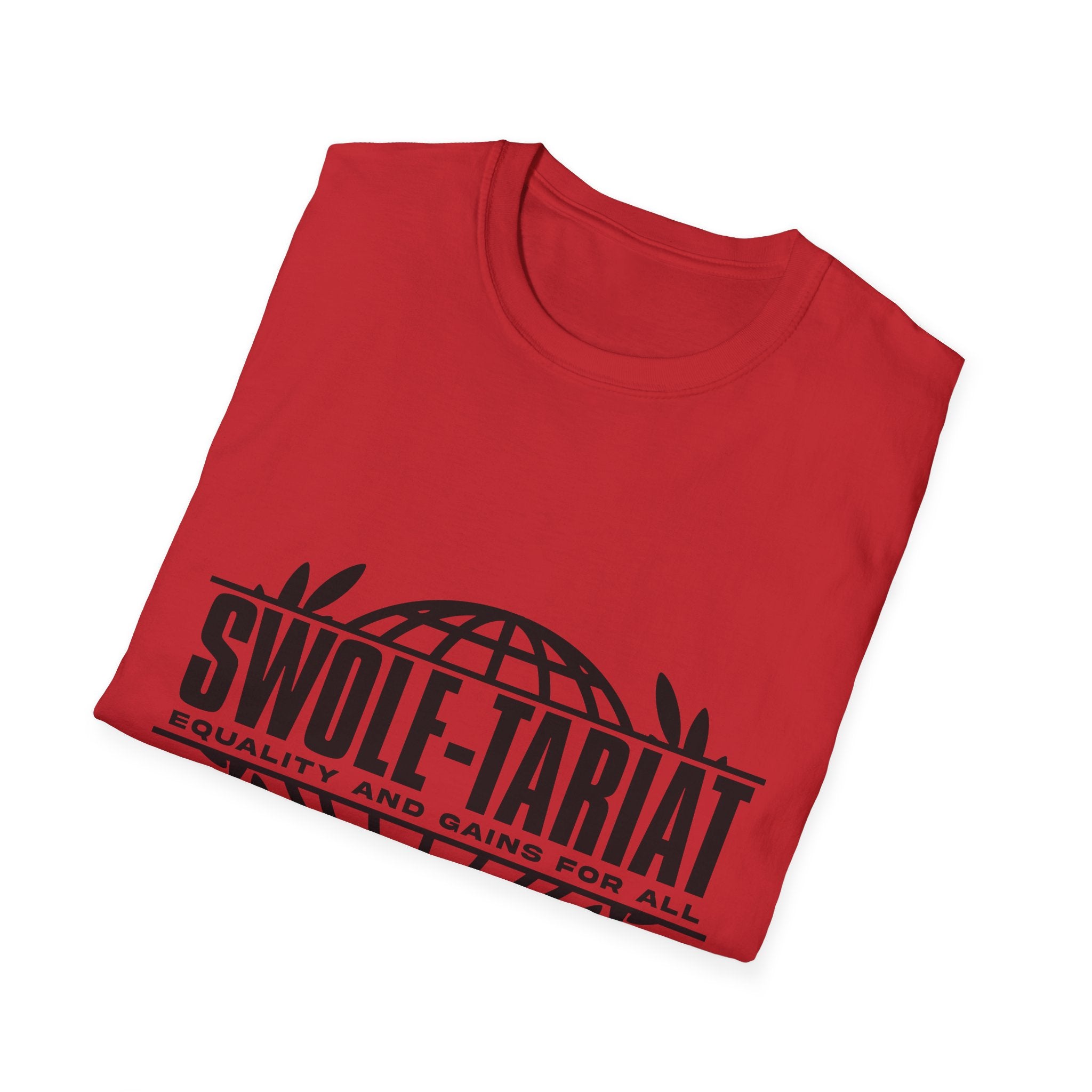 Swole-tariat Graphic T-Shirt — "Swole-Tariat: Equality and Gains for All"