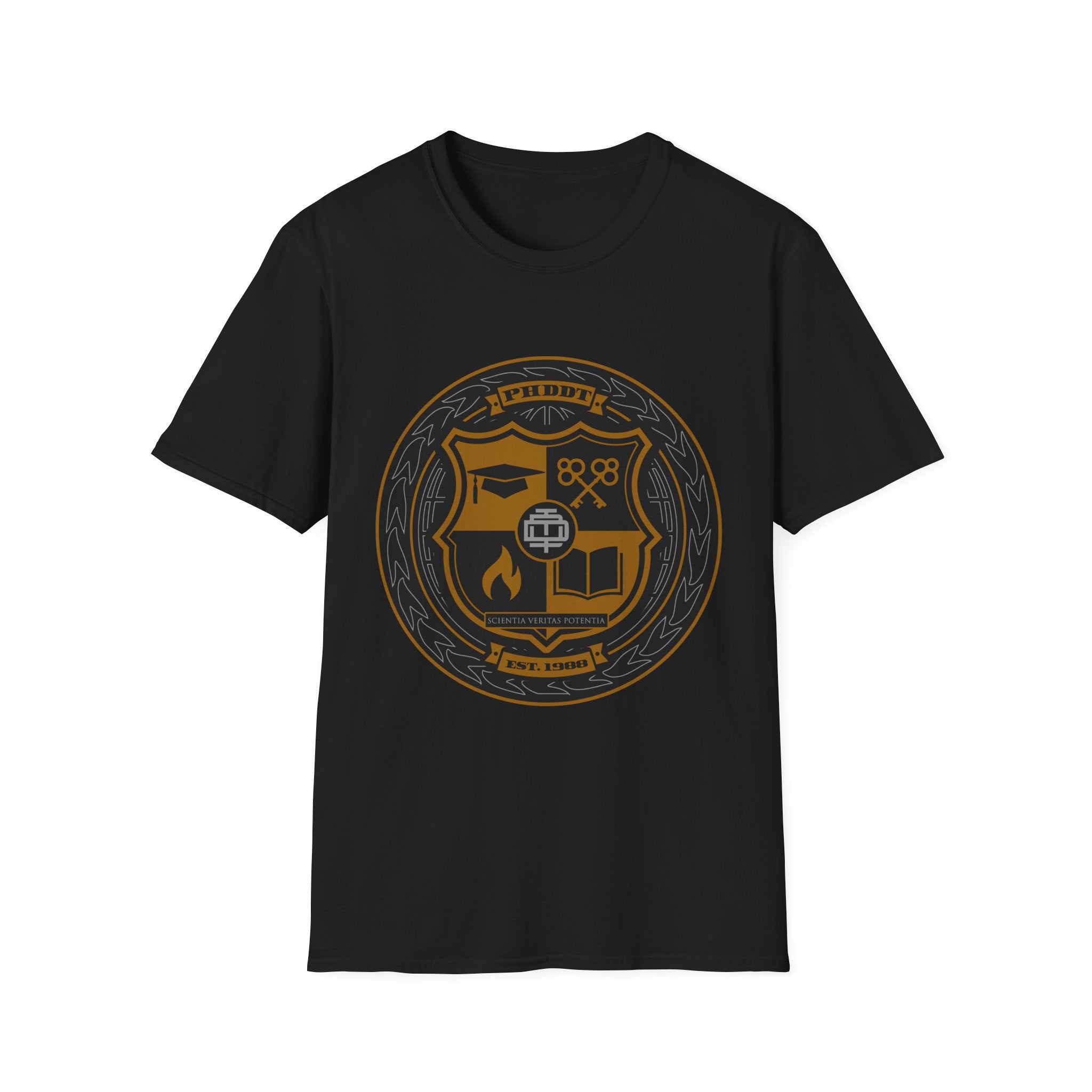 Academic Crest T-Shirt — Vintage University Seal Tee