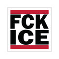 FCK ICE Square Vinyl Sticker — Bold Anti-ICE Protest Decal