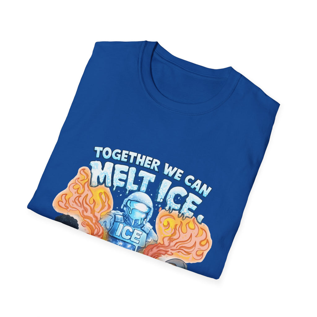 Together We Can Melt Ice T-Shirt- Proceeds Donated to the National Immigrant Justice Center