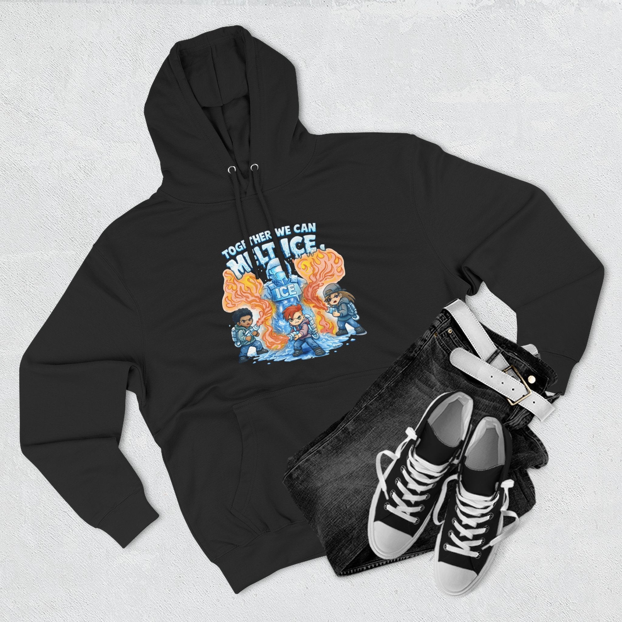 Together We Can Melt ICE Hoodie
