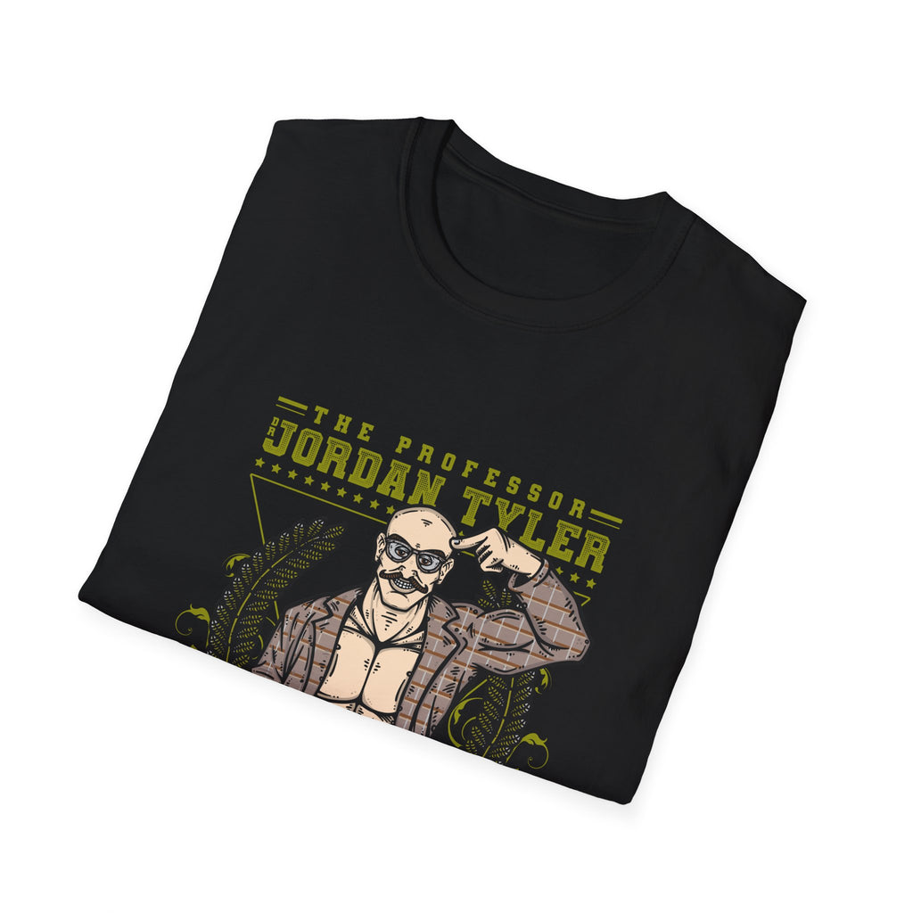 The Professor Jordan Tyler Graphic T-Shirt — Vintage Muscle Anatomy Design