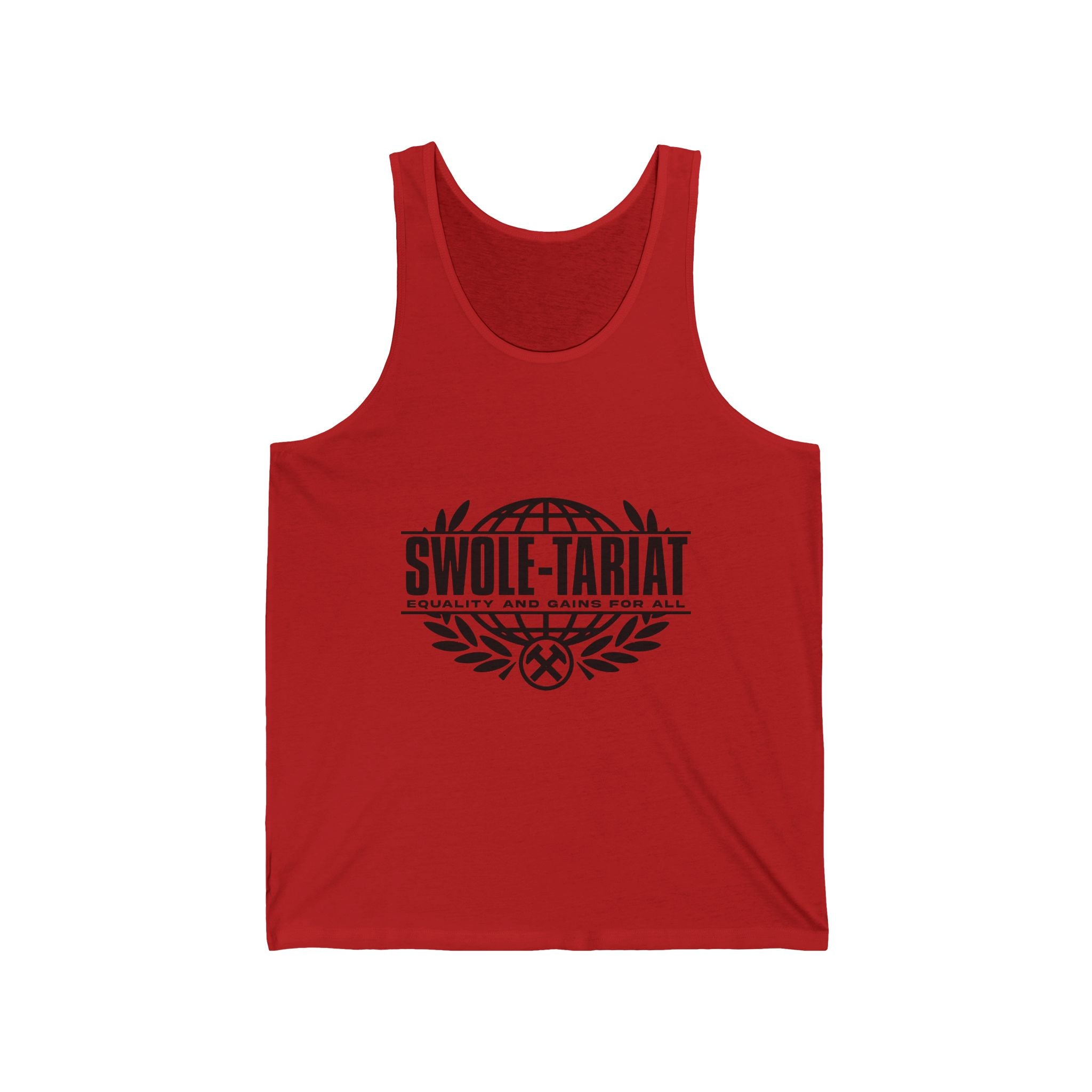 Swole-tariat Tank Top — "Swole-Tariat: Equality and Gains for All" Workout Tank