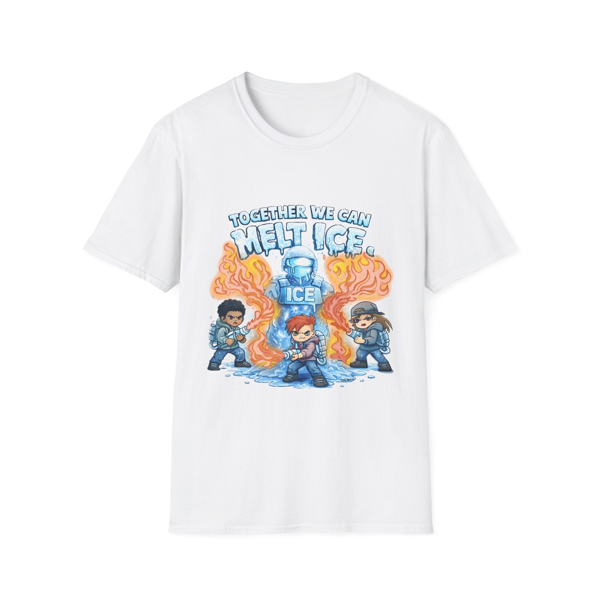 Together We Can Melt Ice T-Shirt- Proceeds Donated to the National Immigrant Justice Center