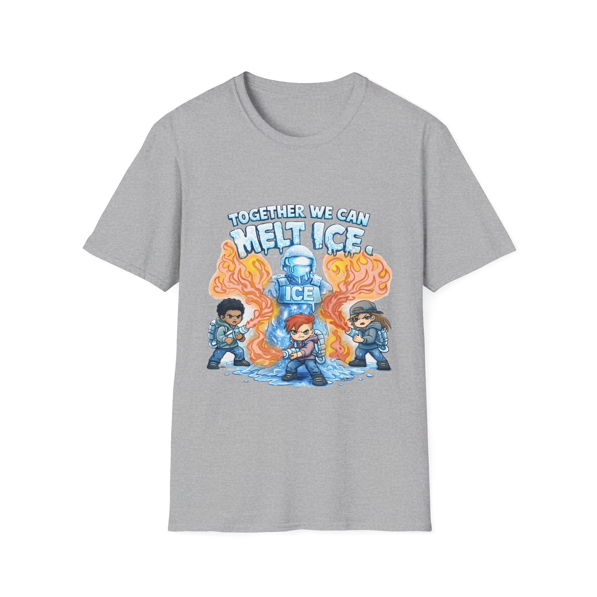 Together We Can Melt Ice T-Shirt- Proceeds Donated to the National Immigrant Justice Center