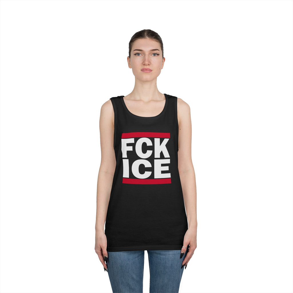 FCK ICE Graphic Tank Top — Bold Protest Statement Vest