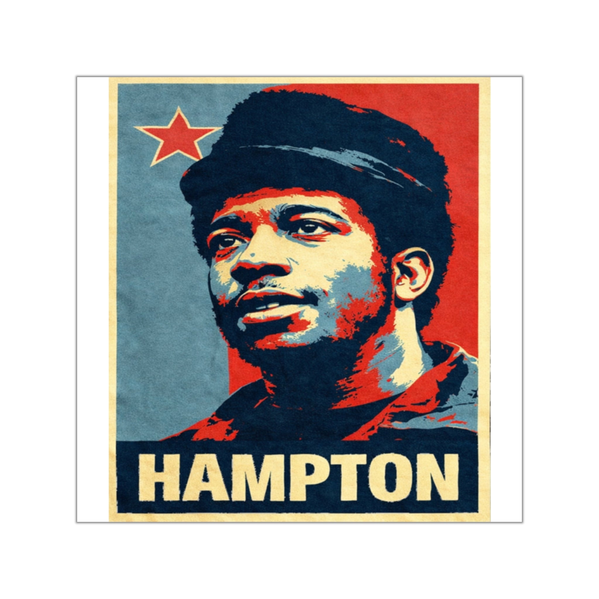 Hampton Retro Portrait Sticker — Proceeds donated to Save The Hampton House