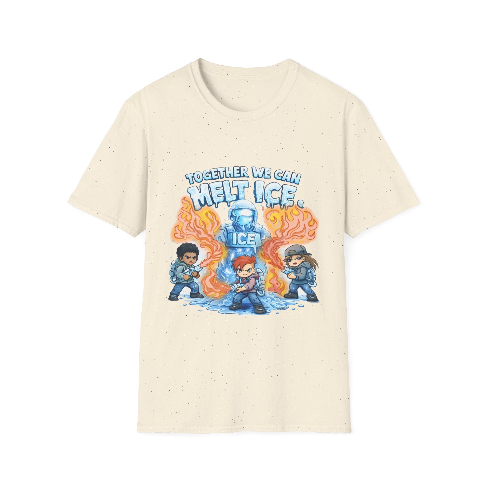 Together We Can Melt Ice T-Shirt- Proceeds Donated to the National Immigrant Justice Center