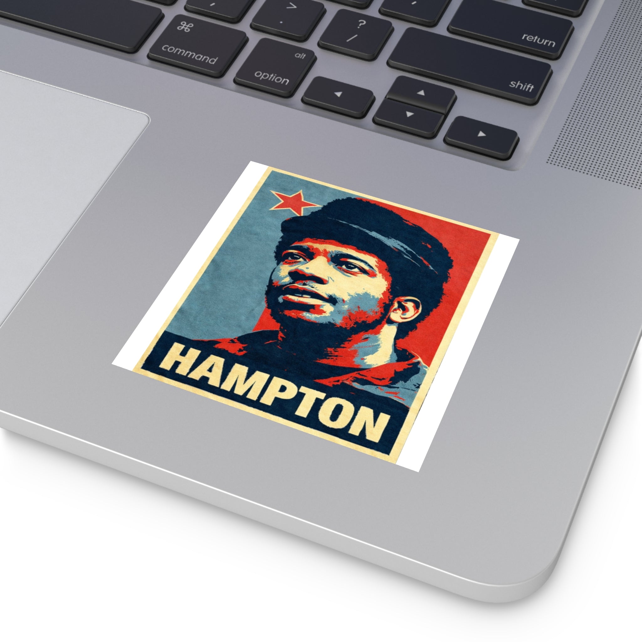 Hampton Retro Portrait Sticker — Proceeds donated to Save The Hampton House