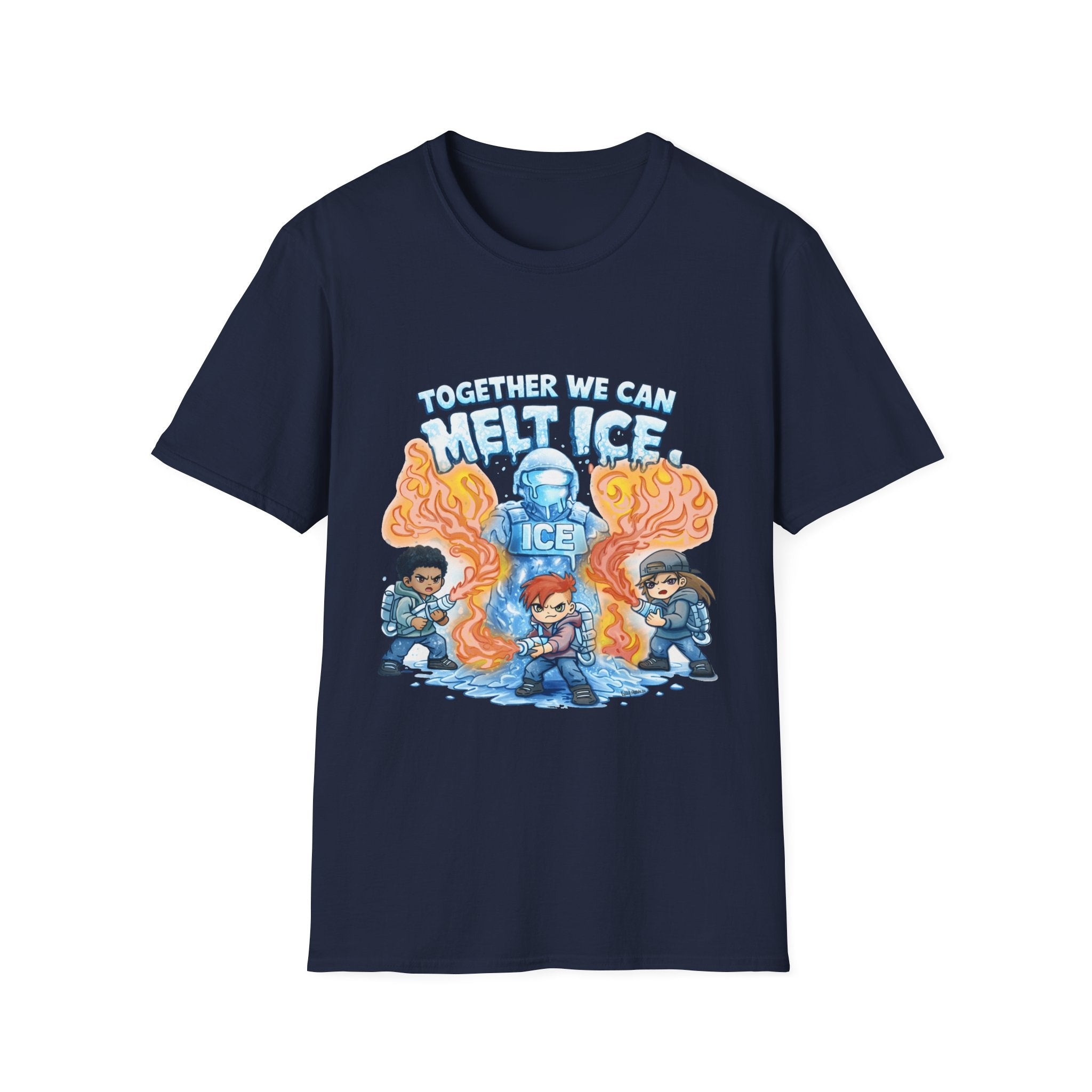 Together We Can Melt Ice T-Shirt- Proceeds Donated to the National Immigrant Justice Center