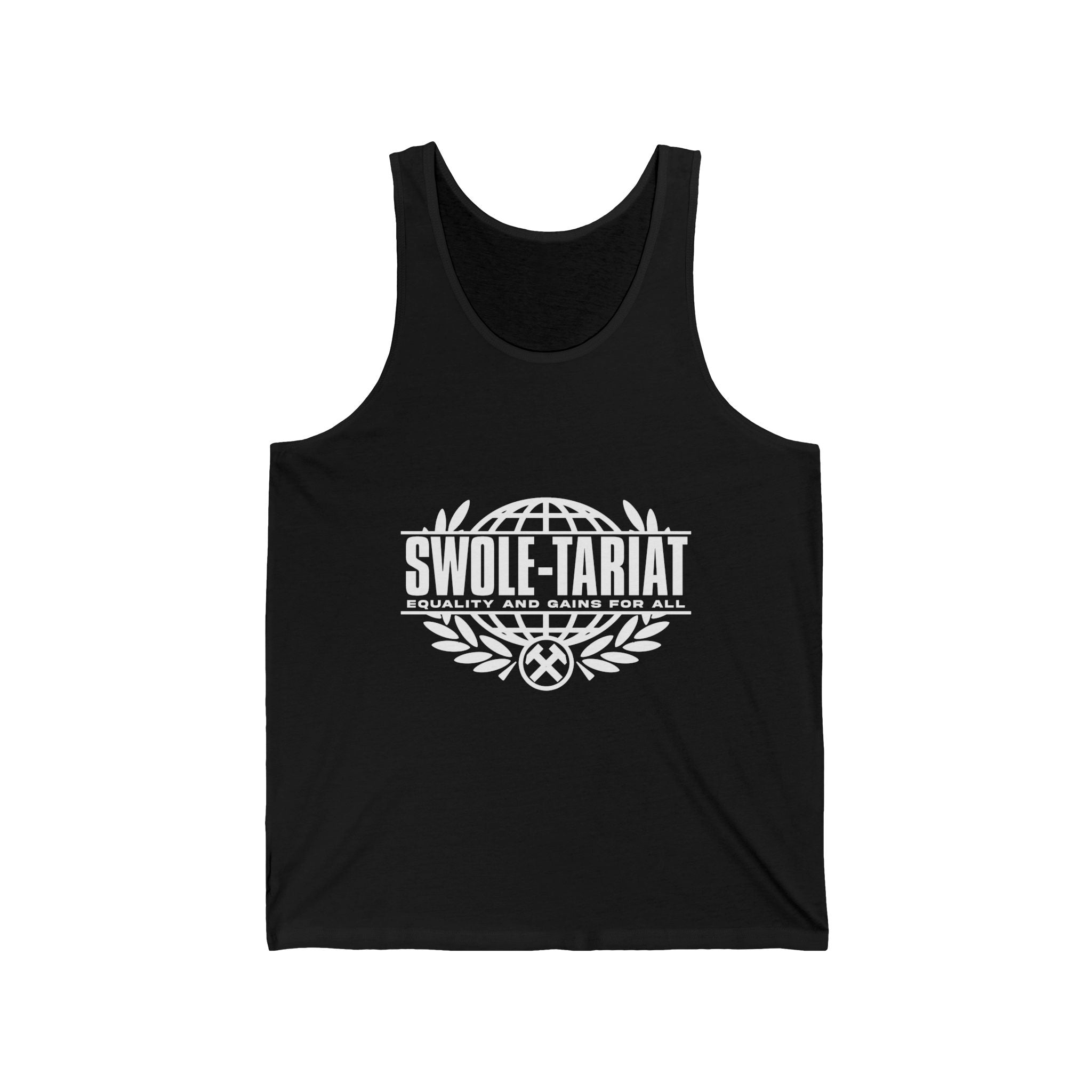 Swole-tariat Tank Top — "Swole-Tariat: Equality and Gains for All" Workout Tank