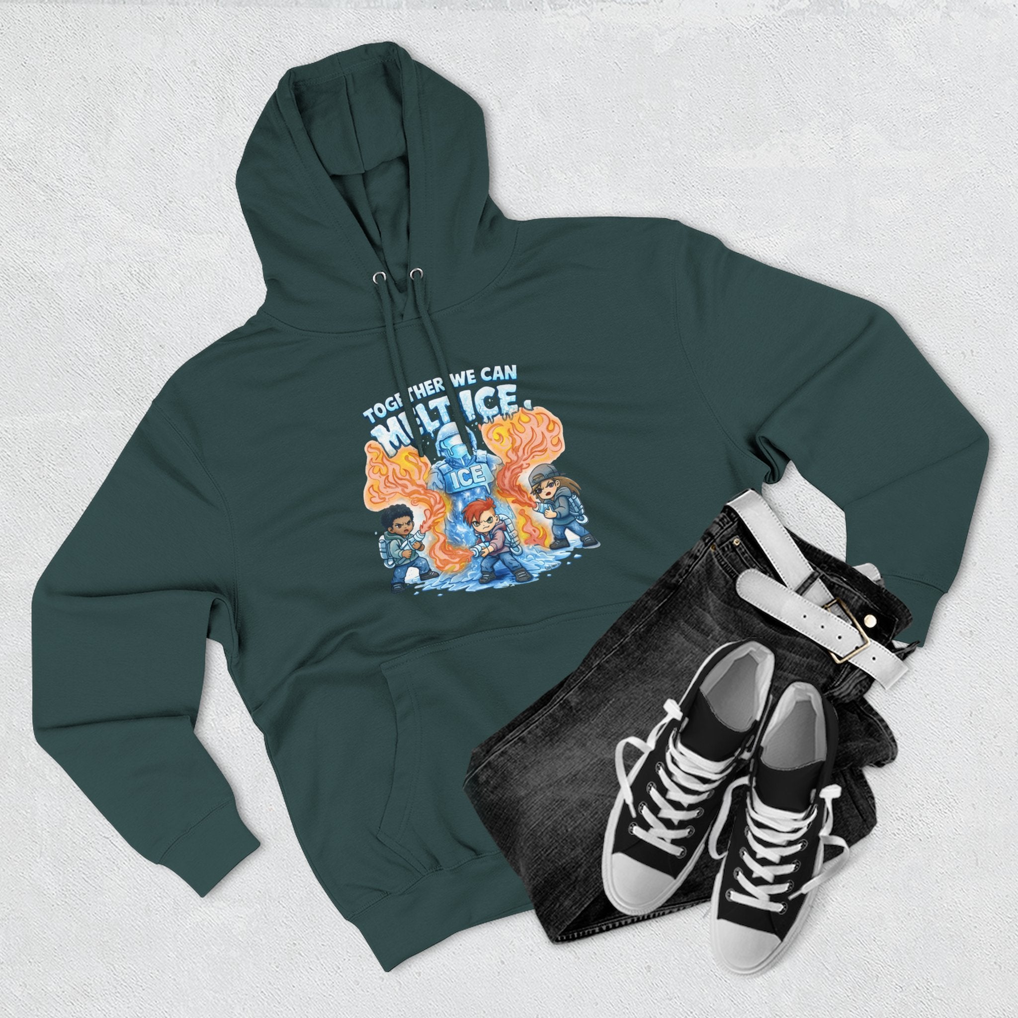 Together We Can Melt ICE Hoodie