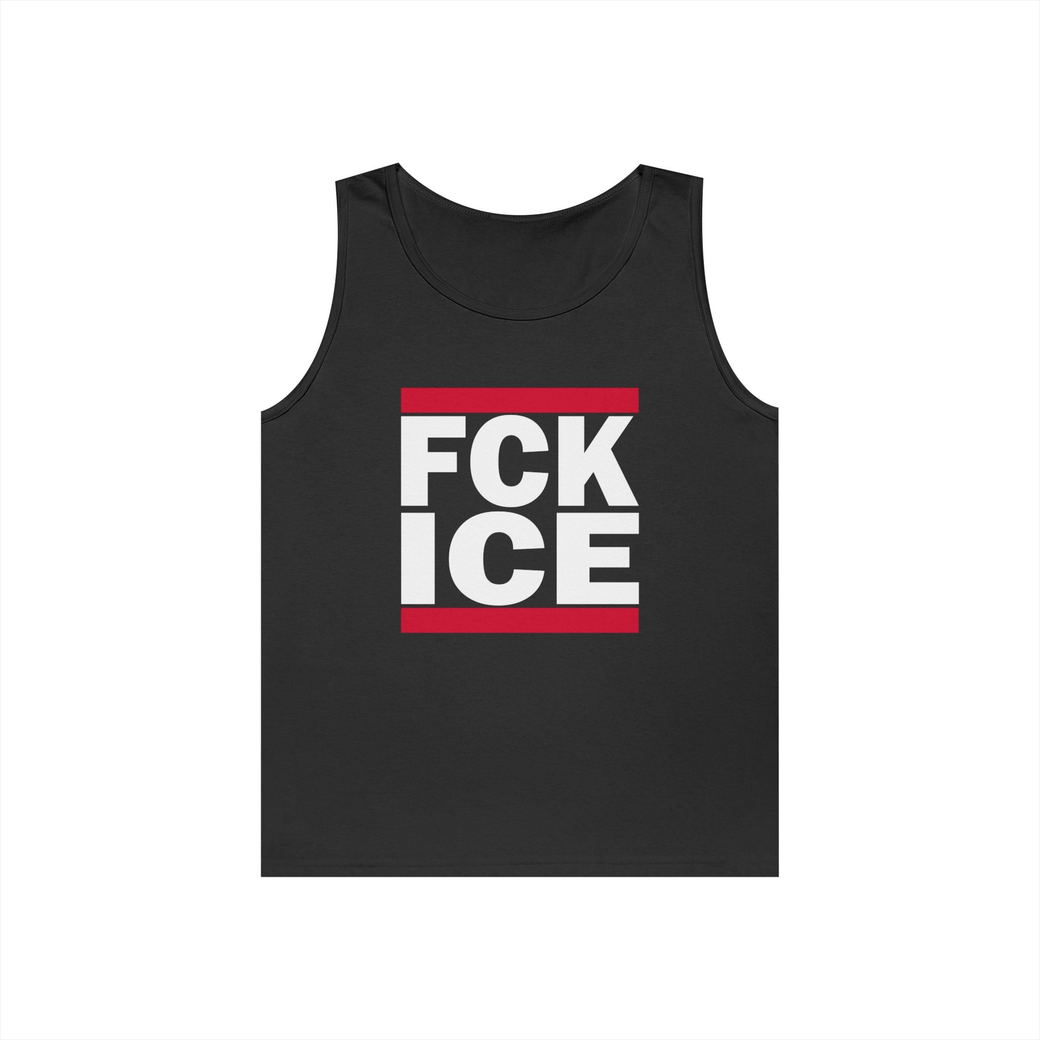 FCK ICE Graphic Tank Top — Bold Protest Statement Vest