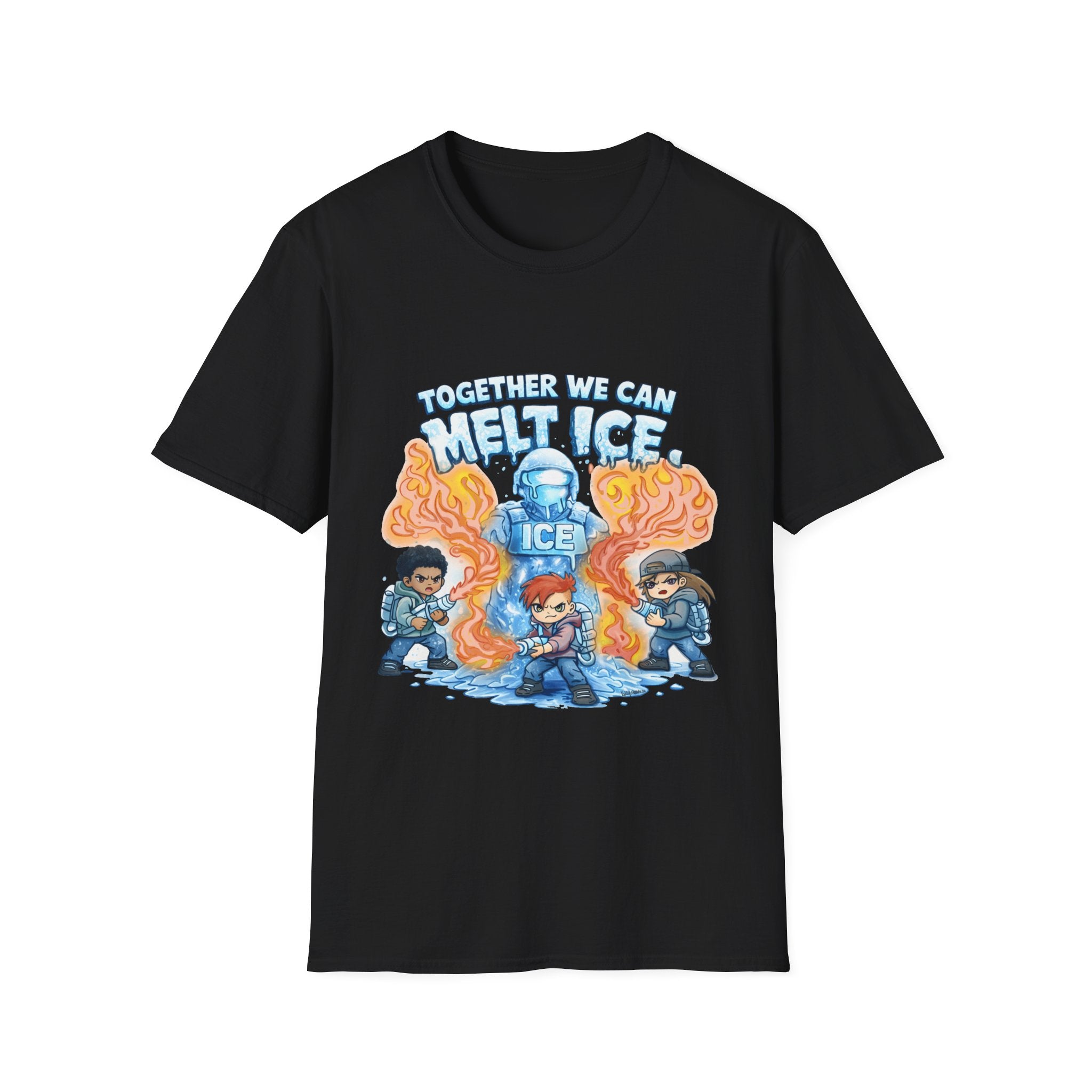Together We Can Melt Ice T-Shirt- Proceeds Donated to the National Immigrant Justice Center