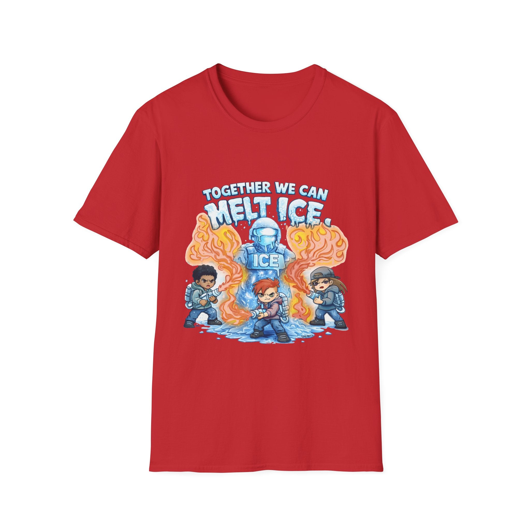 Together We Can Melt Ice T-Shirt- Proceeds Donated to the National Immigrant Justice Center