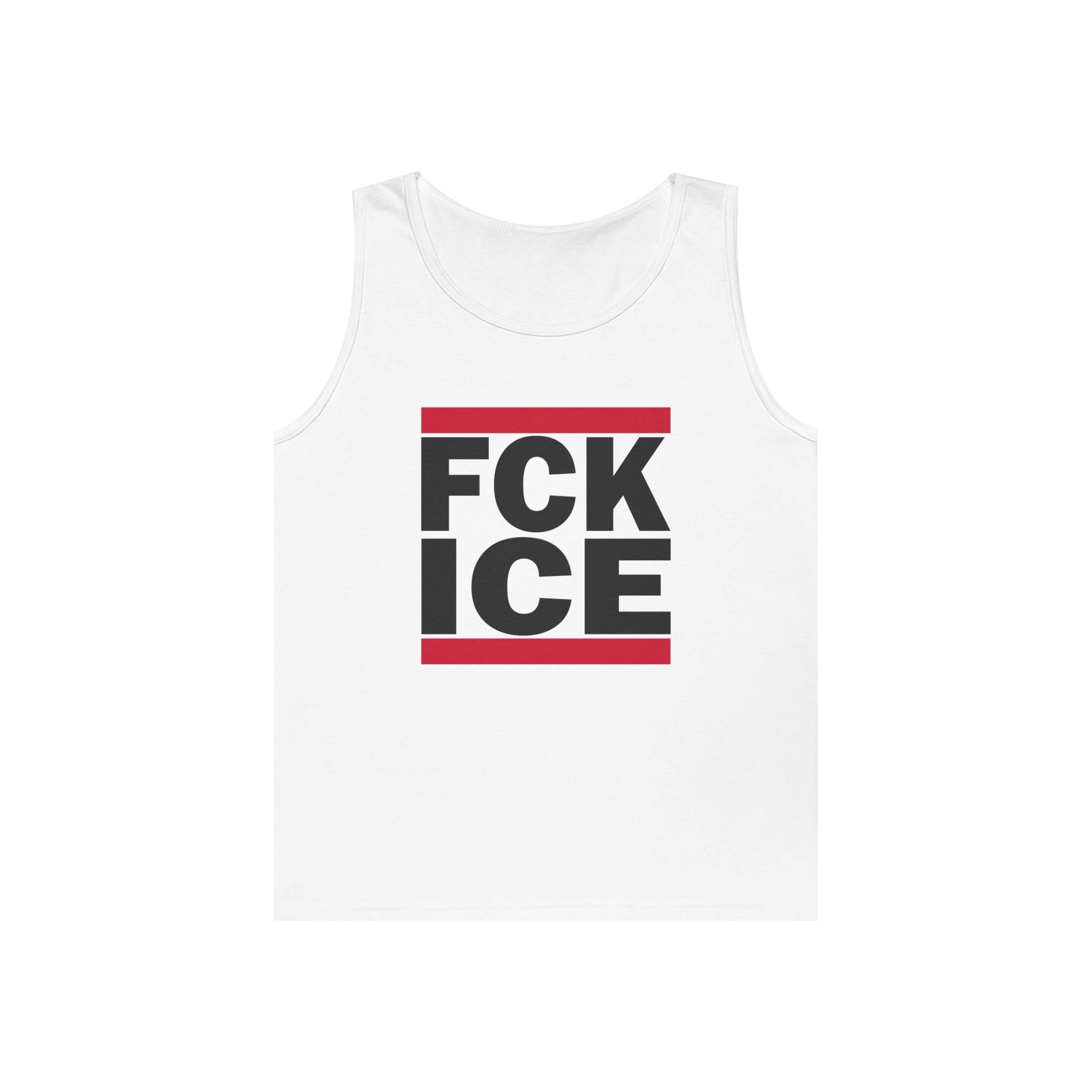FCK ICE Graphic Tank Top — Bold Protest Statement Vest